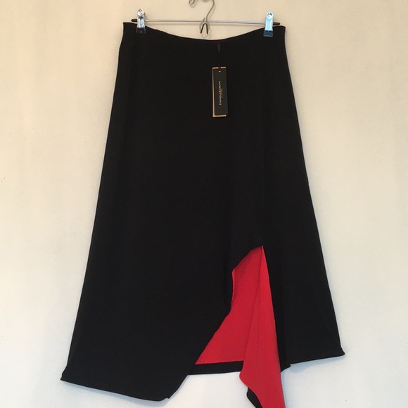Donna Karan Dresses & Skirts - NWT Donna Karan Reversible Black/Red Maxi Skirt